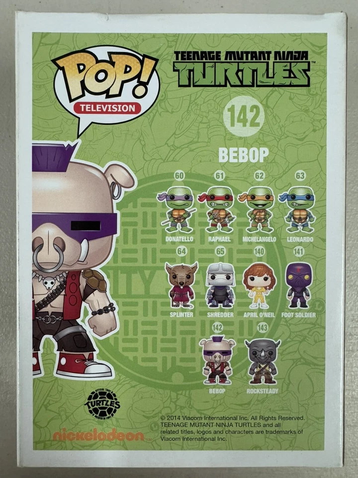 Bebop 142 ~ Teenage Mutant Ninja Turtles (TMNT) ~ Vinilo Funko Pop + PROTECTOR Foto 4 de 4