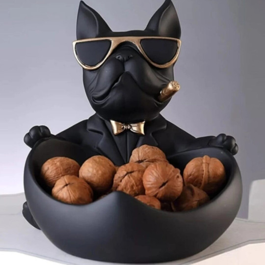 Bulldog Dog Decorative Sculpture/Bulldog Decor Dog Statue/	modern, sanat, dekor