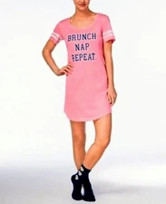 Jenni by Jennifer Moore Graphic-Print Sleepshirt  Size S Brunch