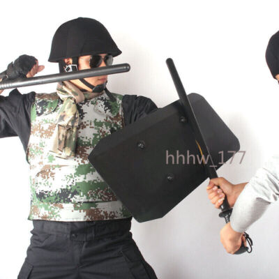 Anti-Riot Shield Self-Defence Arm Type Aluminum Alloy Metal Handheld Shield Prop
