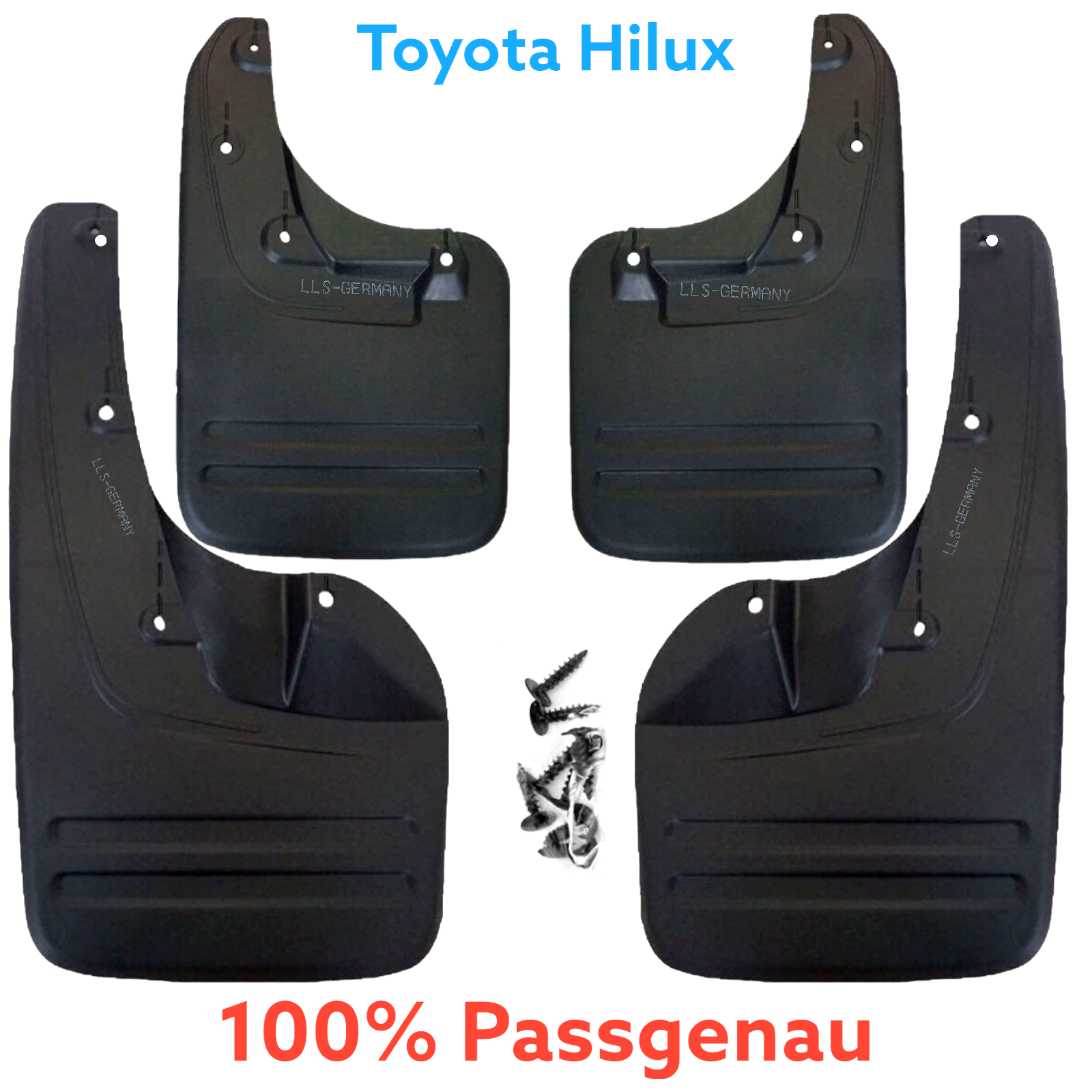 Mud Flaps For TOYOTA HILUX MK6 / VIGO 2005-2011 Front Rear Left Right 4x-image