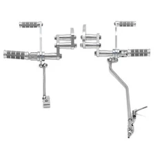 Polished Forward Controls Footpegs for Harley Sportster Super Low XL883L 2011-13