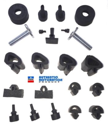 1968-69 B-Body Bumper Kit+ Bolts MoPar Authentic Resto | eBay
