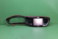 13-16 DODGE DART BLACK DASH SPEEDOMETER TRIM BEZEL 8.4" DISPLAY SCREEN OEM aa