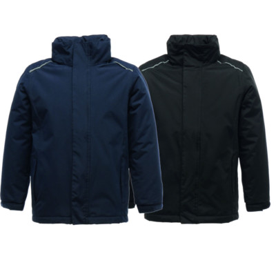 Regatta Kids Rain Wet Waterproof Jacket Classic School Black Navy Outdoor Hoodie