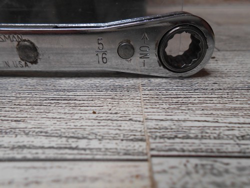 Craftsman 42161 Llave de trinquete de doble extremo de caja 1/4 y 5/16 pulgadas SAE - Imagen 2 de 7