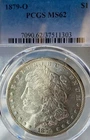 1879-O MS62 Mint State High-Grade PCGS New Orleans Mint Morgan Silver Dollar