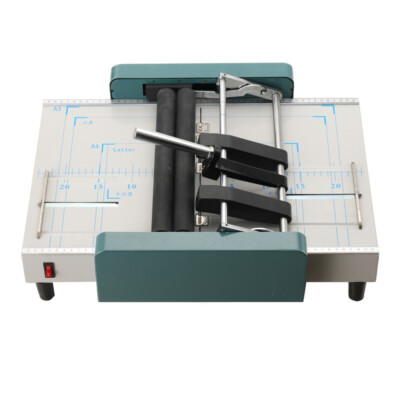 Automatic Booklet Maker Machine Paper Folding and Binding Machine Book Stapler