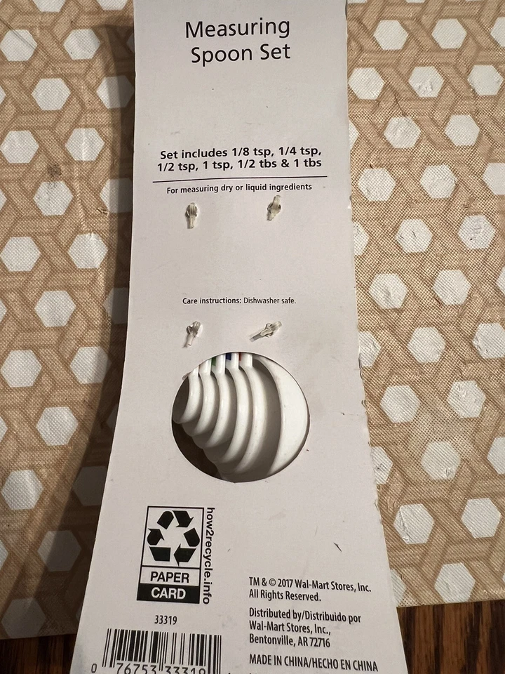 Mainstays  6 Piece Measuring Spoons - Image 4 of 4