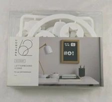 Letterboard Icons White 40 Count For Message Boards Fun Symbols Project 62
