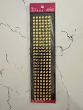 Jolee's Boutique Embellishments Gold Thick Bling Borders Stickers Scrapbooking