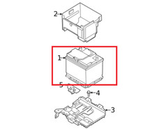 HYUNDAI VENUE QX  BATTERY ASSY 2019-2021-GENUINE  HYUNDAI