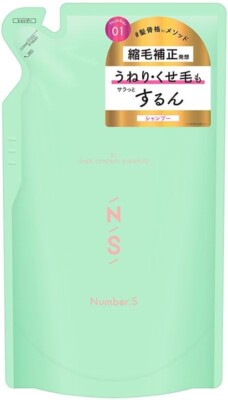 Number S Frizz Control Shampoo Nachfüller 400 ml Apfel & Pfirsich Tropfen Duft
