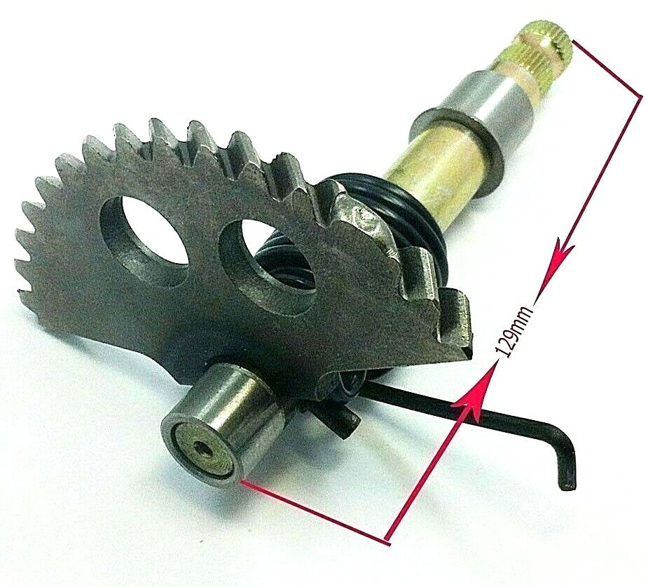 Kit Démarreur CNC Rouge Pour GY6 49cc 50cc 139QMB - Pédale Kick Start Scooter Roketa Taotao Jonway
