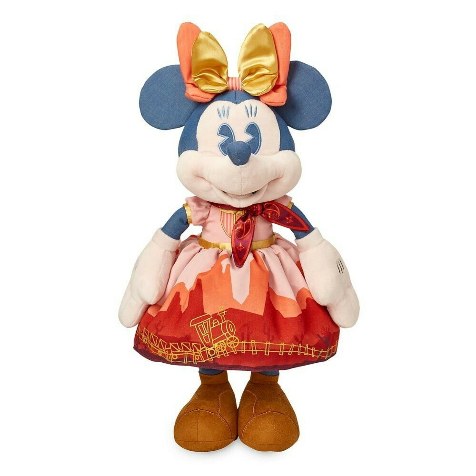 Disney Store Minnie Mouse Main Attraction Big Thunder Railroad Plush NWT