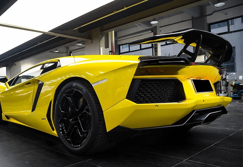 ALERÓN MALETERO TRASERO FIBRA CARBONO ESTILO DM PARA LAMBORGHINI AVENTADOR LP700 Foto 2 de 4