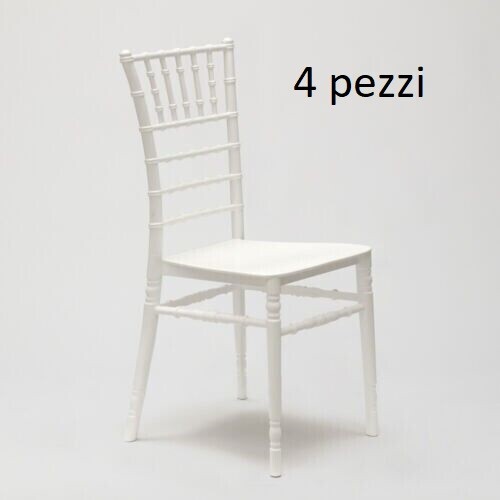 Sedie In Polipropilene Chiavarina Tiffany Interno Esterno Eventi