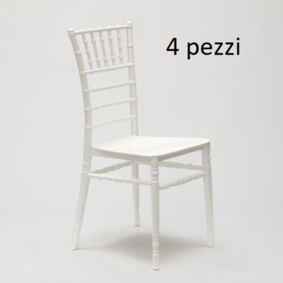 Sedie In Polipropilene Chiavarina Tiffany Interno Esterno Eventi