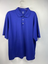 PGA Tour Polo Men's Size XL Purple Short Sleeve Shirt