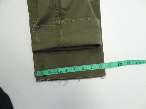 Utility Slacks Women 14 Cotton Poplin Pant 70s 1978 OG-107 Bay Island Army Mil - Picture 12 of 14