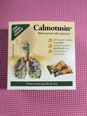 Calmotusin cu miere si eucalipt bomboane, 20 bucati, Dacia Plant
