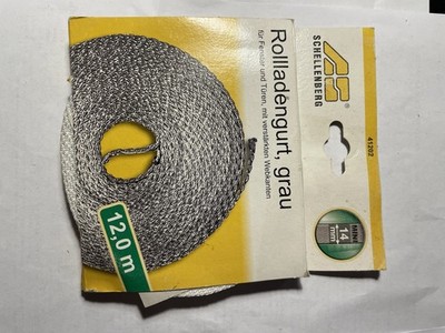 Schellenberg Rollladengurt Mini 14mm 12m grau 41202