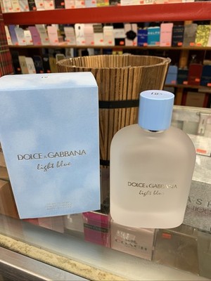 ''EMPTY BOTTLE   New Bottle Design Light Blue By Dolce Gabbana 6.7 OZ  For Deco