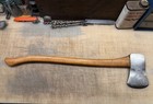 BEAUTIFUL Vintage Embossed Fayette R PLUMB Anchor Brand Autograph Single Bit Axe — photo 9