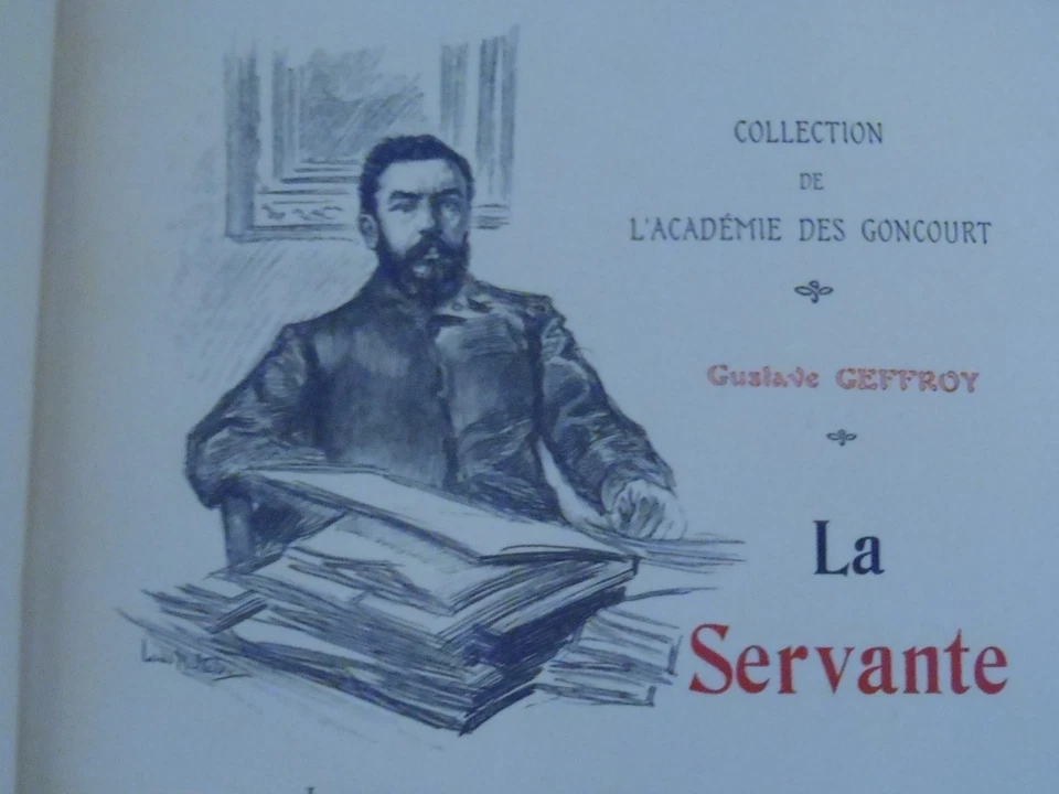 LA SERVANTE by Geoffrey; Geo. Dupuis 1905 LA BIBLIOTHÈQUE DE ALBERT BÉLINAC #182 - Image 3 of 4