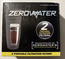 Zero Water 2 Portable 5 Stage Filtration Filters  New In Open Box