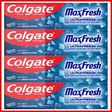Colgate MaxFresh Fluoride Toothpaste Cool Min...