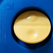 Tupperware 3383 Ersatzteil Ventil für Warm Up Deckel Mikrowellenbehälter Gelb