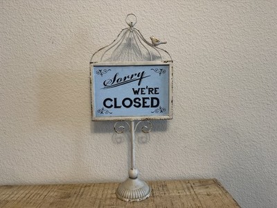 Vintage Open Closed Sign