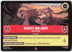 Disney Lorcana Wilds Unknown - Desert Ruins 135/204 Rare