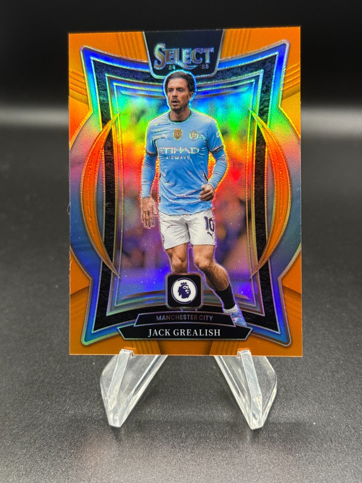 Jack Grealish 2024 Select Premier League #53 Terrace Gold Mojo /10