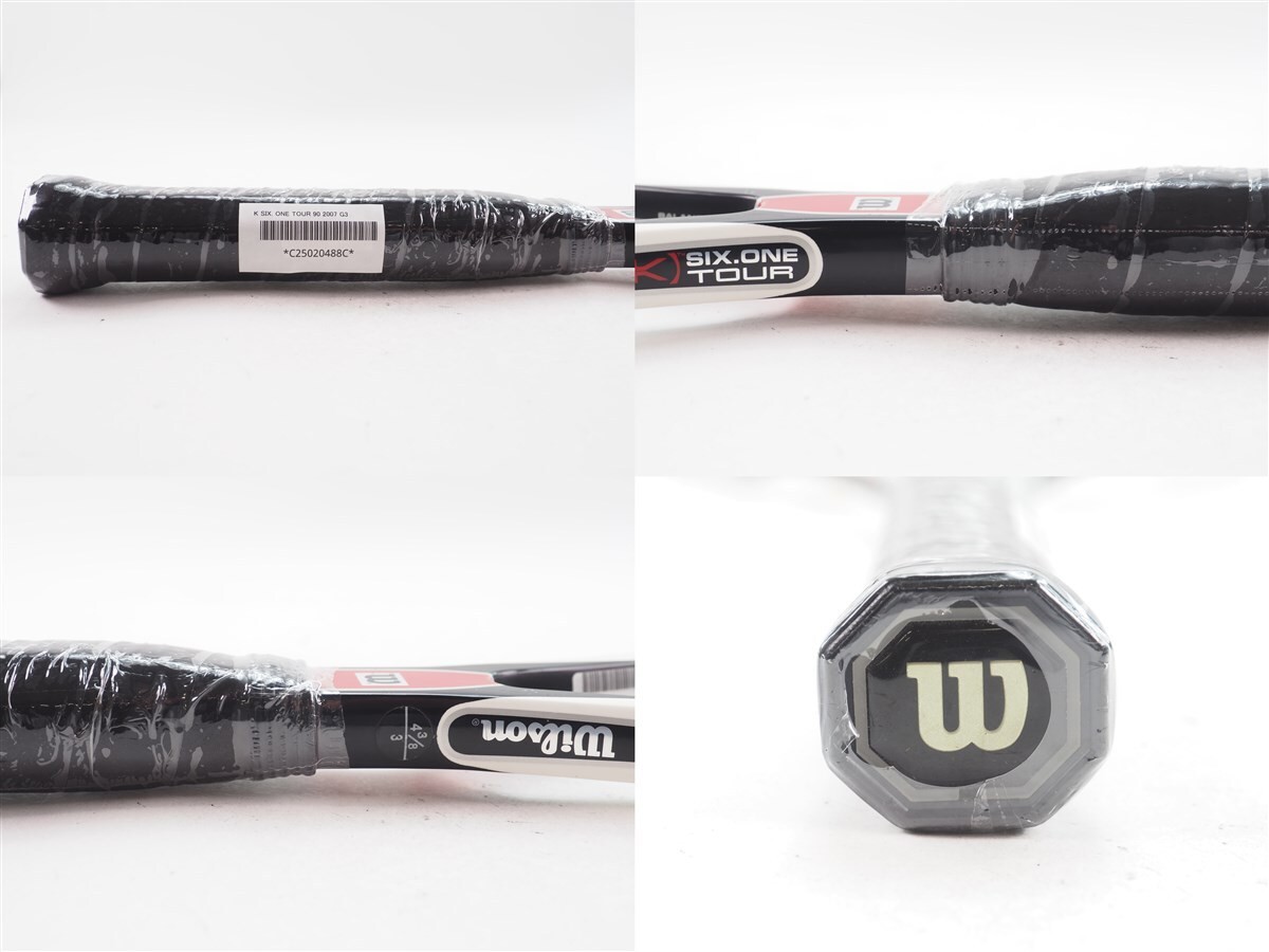 wilson - 中古 テニスラケット ウィルソン K シックスワン ツアー 90 USスペック 2007年モデル (G3)WILSON K SIX.ONE TOUR 90 US SPEC 2007 Tennis Racket Wilson K Six One Tour 90 2007 Model G3 Six