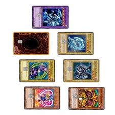 Yuh-gii-oh Card Skin Set 7-Pack Decal Sticker Dragon Magician Vinyl Wrap Gift