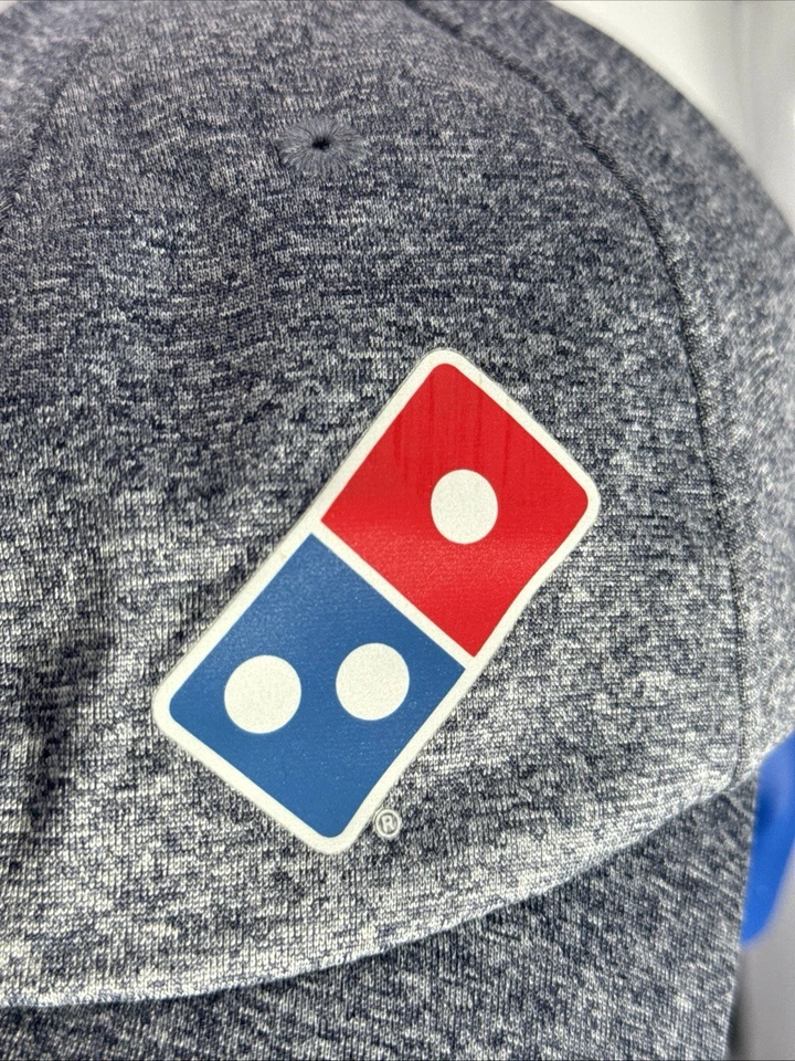 Domino's Pizza Gear Blue Hat Reflective Adjustable Employee Uniform Cap - Image 2 of 4