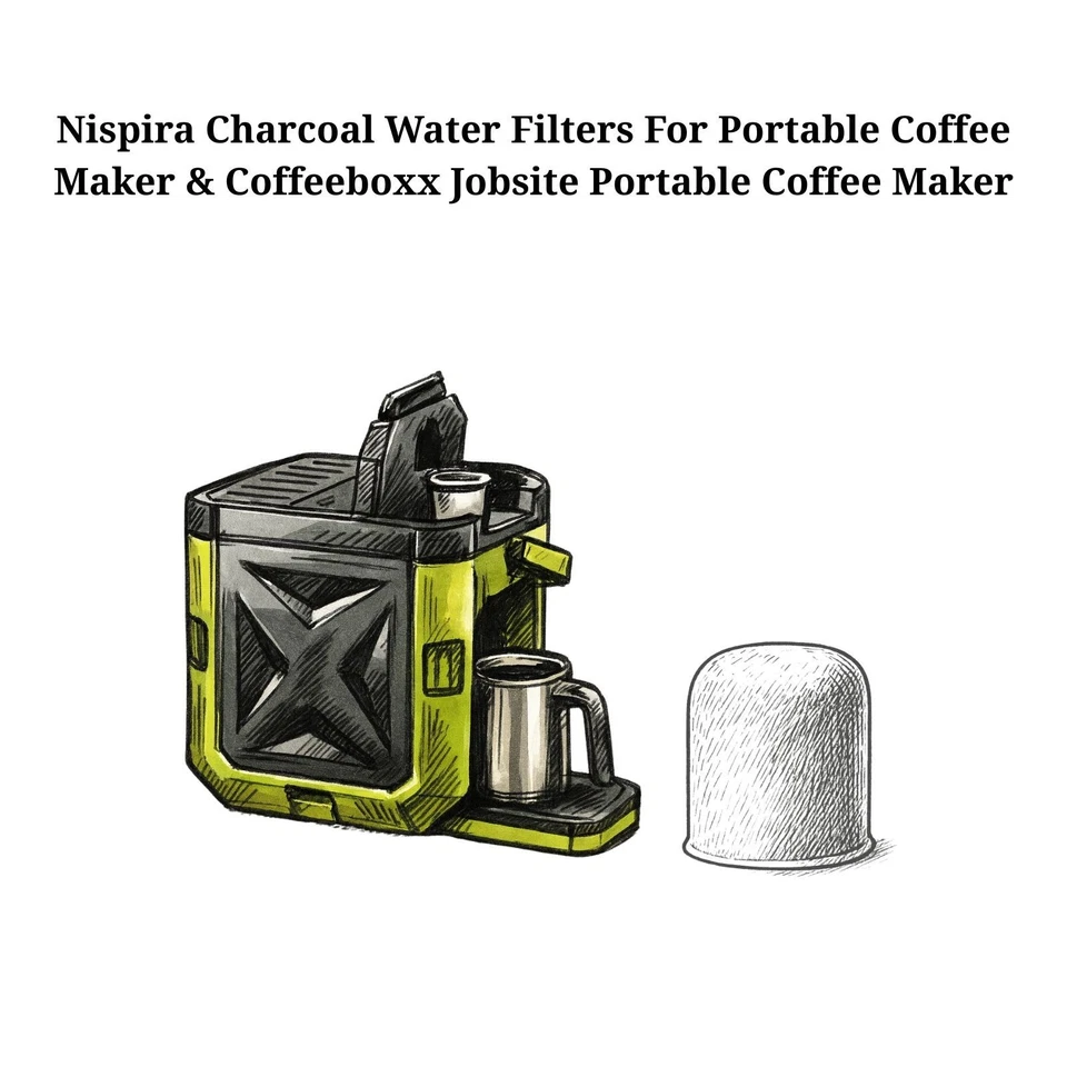 Filtro de Agua Carbón Activado Compatible OXX COFFEEBOXX Cafetera, 6 Unidades Foto 2 de 3