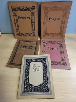 Goodwill,Repute, Purpose, Experience, Courage -Monograph-The Wander Way- 5 Books