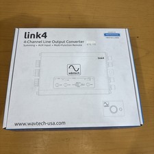Wavtech Link4 - 4 Channel Line Output Converter with AUX Input