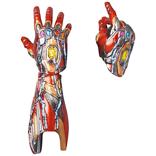 Mafex Iron Man Mark 85 (Battle Damage Ver.) Avengers Endgame NEW No. 195 Figure - Picture 6 of 7