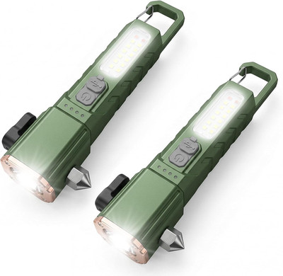 Emergency Car Flashlight with 6 Lighting Modes, Flashlights Emergency Kit Escape