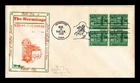 DR JIM STAMPS US COVER THE HERMITAGE ANDREW JACKSON FDC BLOCK HARRIS CACHET