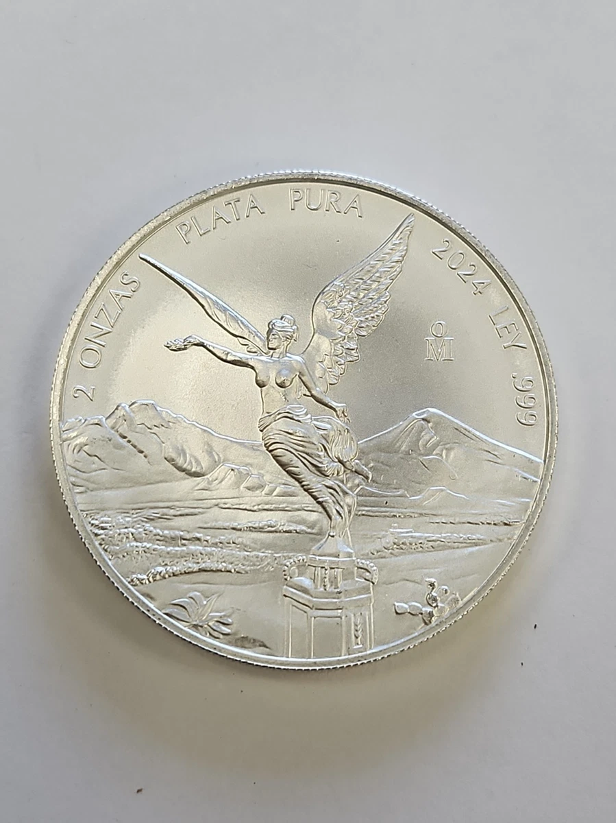Mexican Libertad 2 oz Precious Metal Content per Unit Silver