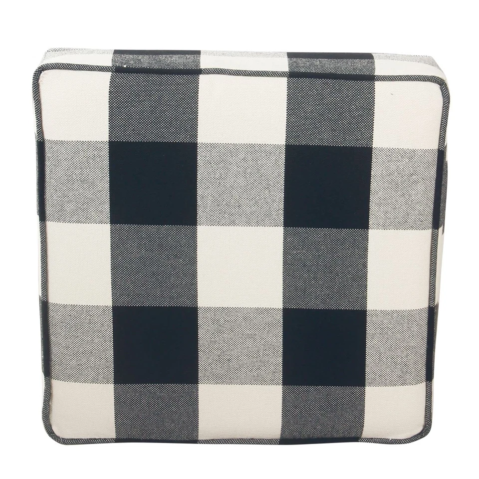 Decoración del hogar | K7342-F2262 | Otomana de almacenamiento cuadrada clásica con tapa desmontable |... Foto 3 de 4