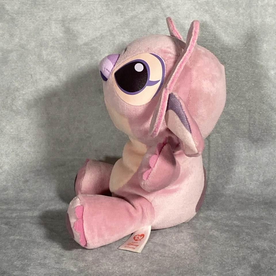 Juguete de peluche TY Beanie Baby 2024 Angel suave Disney Lilo & Stitch Alien Foto 2 de 4