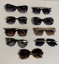 9 Designer Sunglasses Frames Lot Assorted Brands Mix Mens Womens READ