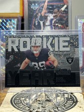 Brock Bowers 2024 Panini Contenders - Rookie Of The Year Sparkle RC