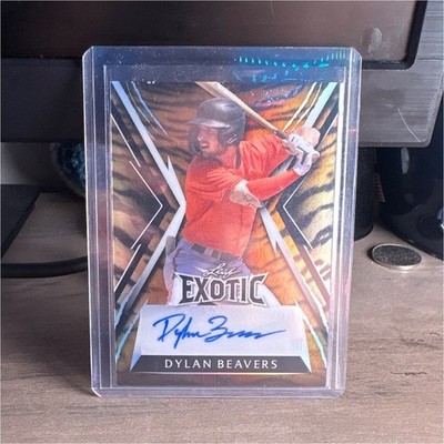 Leaf 2023 Exotic Dylan Beavers Autograph #BA-DB1 Serial Numbered /10